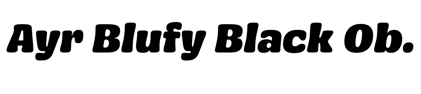 Ayr Blufy Black Oblique